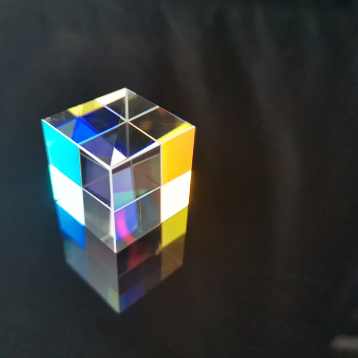 Optical Glass X-cube Dichroic Prism 25mm Light Cube Prism Glass Photography Accessories Home Accessories - Image 6