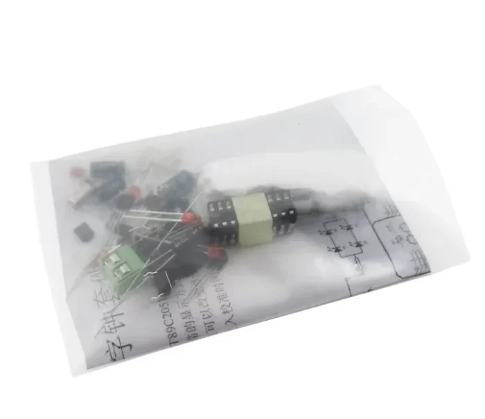 DIY Kits AT89C2051 Electronic Clock Digital Tube LED Display Suite Electronic Module Parts and Components DC 9V - 12V