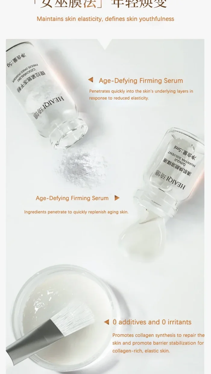 Korean Collagen Hyaluronic Acid Face Mask Repair Firming Lifting Improve Fine Lines Brighten Moisturiz Peptide Essence Skin Care - Image 6
