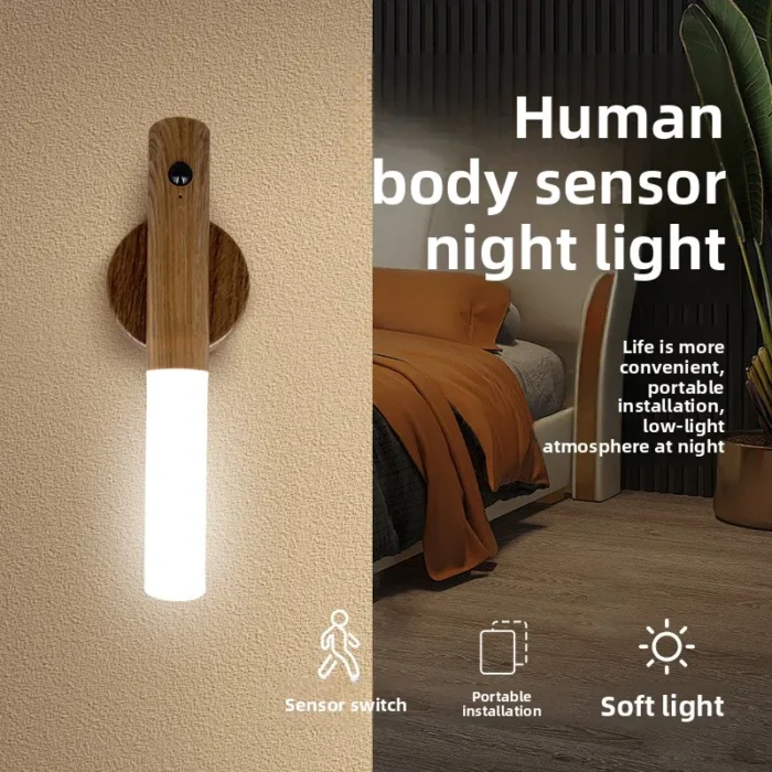 Bedroom Lamp Lighting Lamps Wall Decor Led Lights Home Decor Items Interior Wall Light Room Decoration Accessories Rechargeable