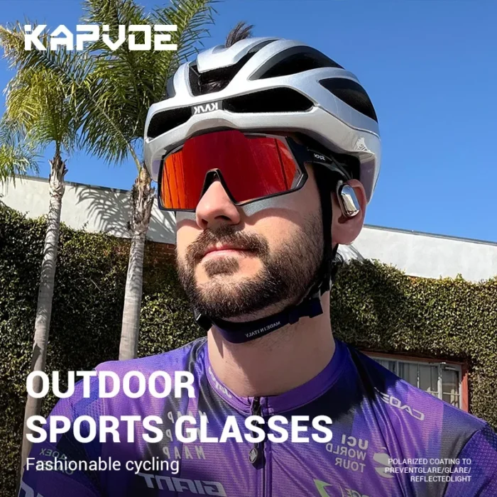 SCVCN Men Cycling Glasses Photochromic Sunglasses for UV400 MTB Clear Mountain Bike Transition Bicycle Women Sports Eyewear - Image 2