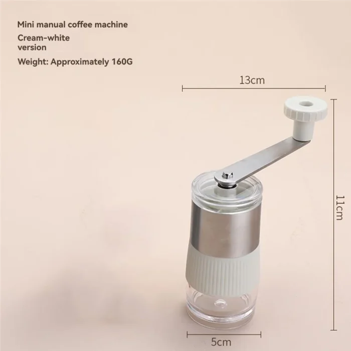 A63M-Manual Coffee Grinder Coffee Machine Home Kitchen Manual Grinder Portable And Adjustable - Image 6