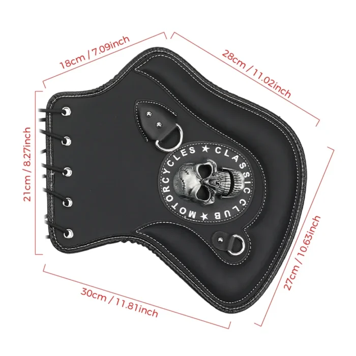 Motorcycle Heat Saddle Shield Deflectors Universal Leather Heat Shield for Touring Sportster Softail Dyna Motorcycle Accessories - Image 6