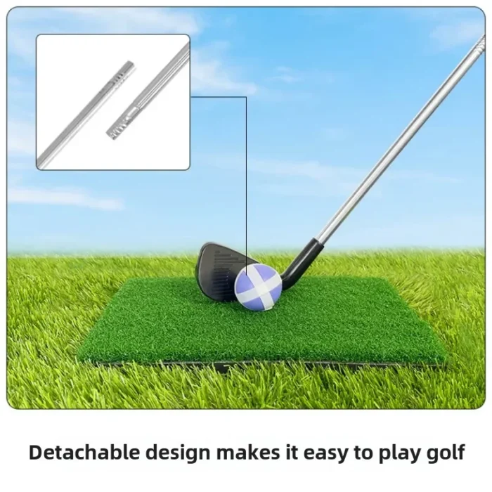Golf Wedge Portable Chipper Club Golf Course Supplies Equipment Gift Toy Sports Unisex Adults Golf Training Device - Image 2