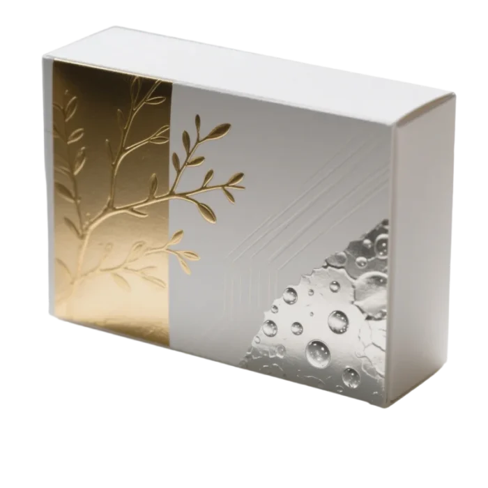 Custom Logo Food Dresses Men's Perfume Packaging With Your Own Logo Exhibition Supermarket White Paper Box - Image 5