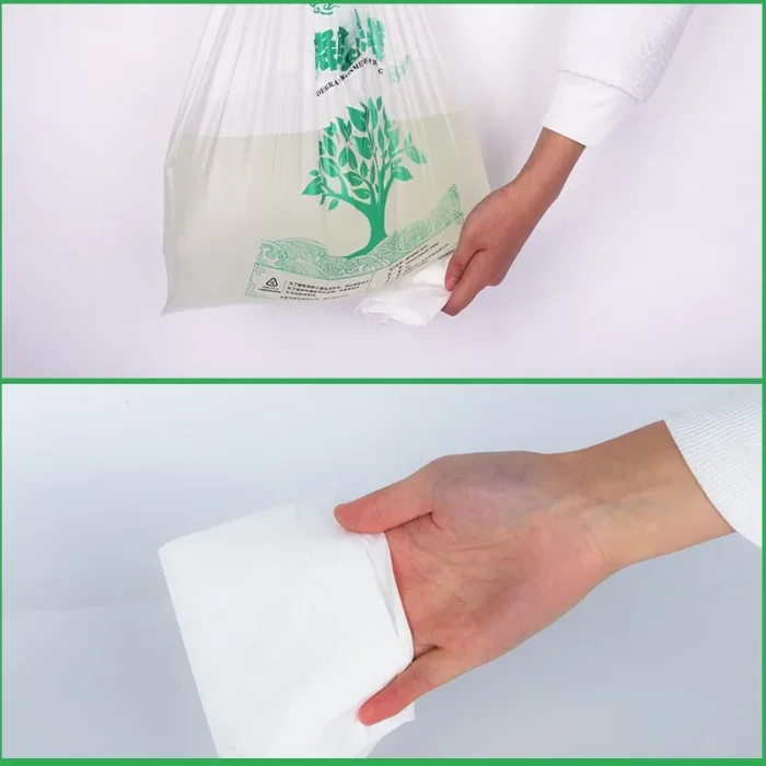 80PCS/LOT ReadStar Degradable Plastic Bag Degradable Environmental Protection Bag Biodegradable Plastic Shopping Food bag - Image 5