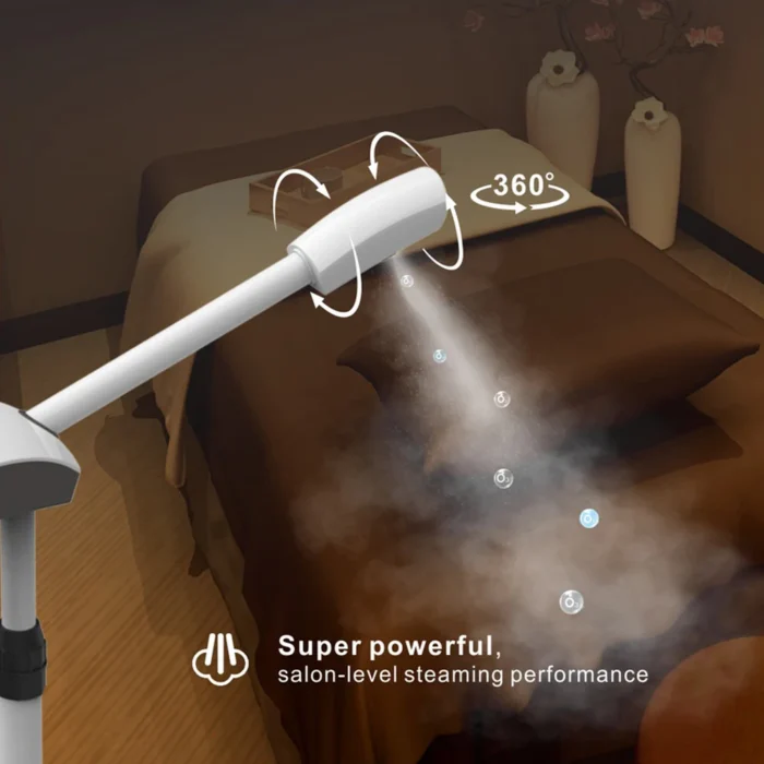 Ozone Facial Steamer Warm Mist Sprayer for Deep Skin Cleansing Hydrating Whitening Face Spa Steamer for Home Salon Use - Image 2