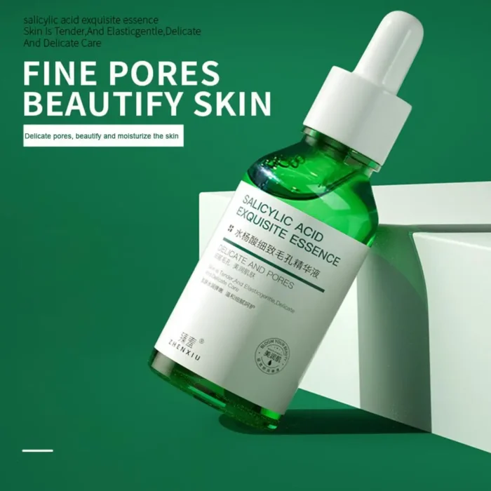 Salicylic Acid Pore Shrinking Essence Anti-acne Exfoliating Blackhead Remover Face Spot Removal Essence Beauty Health Skin Care - Image 6