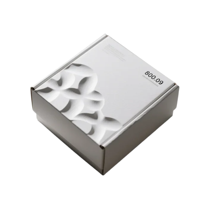 Custom Logo Food Dresses Men's Perfume Packaging With Your Own Logo Exhibition Supermarket White Paper Box